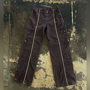 Dolce and Gabbana 2000’s Zip Cargo Pants